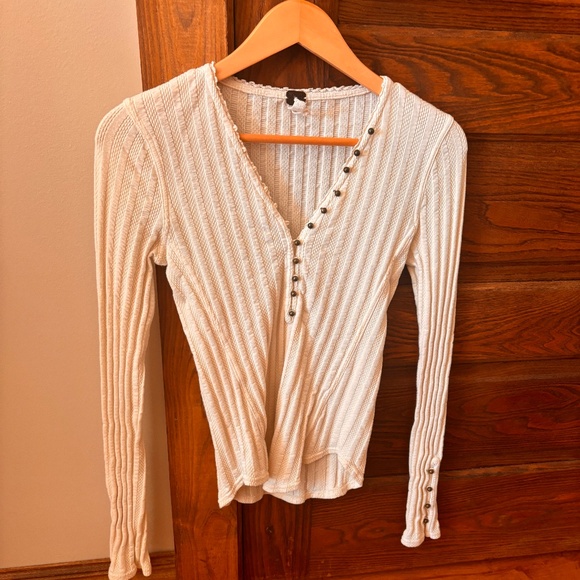 Free People Long Sleeve Top - Picture 1 of 5